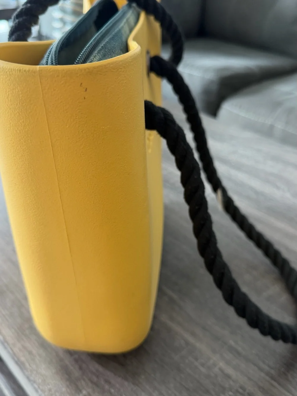 Italian O Bag Modular Tote with Extra Interchangeable Denim Handles